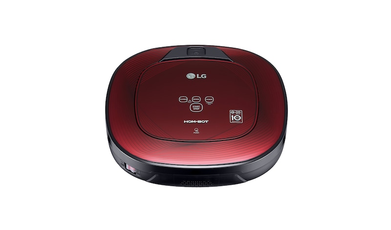 LG Ny robotdammsugare i ruby red färg med Smart Inverter Motor™ och ännu noggrannare rengöring i hörnen, VR8601RR